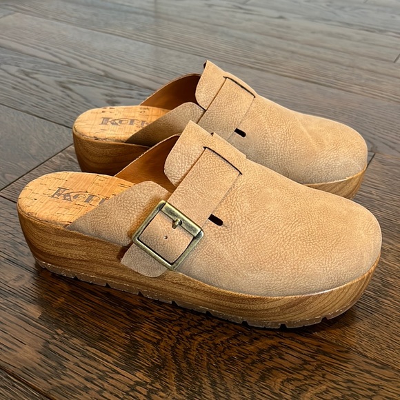 KorkEase Shoes Korks Frankie Boston Style Platform Mules Clogs